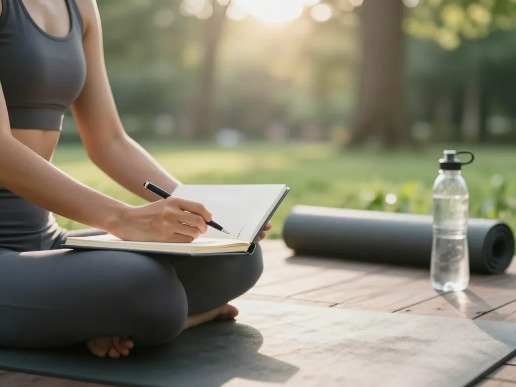 Person practicing discipline and meditation in a serene environment, representing rokok 88 energy.